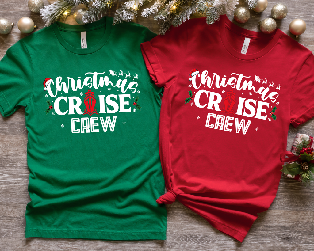 Christmas Cruise Crew Shirts, Cruisin family shirts(QS1529)