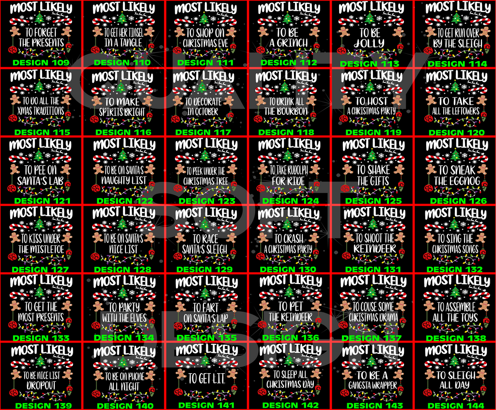 Matching Family Christmas Shirts, 540 Quotes Funny(SKU)