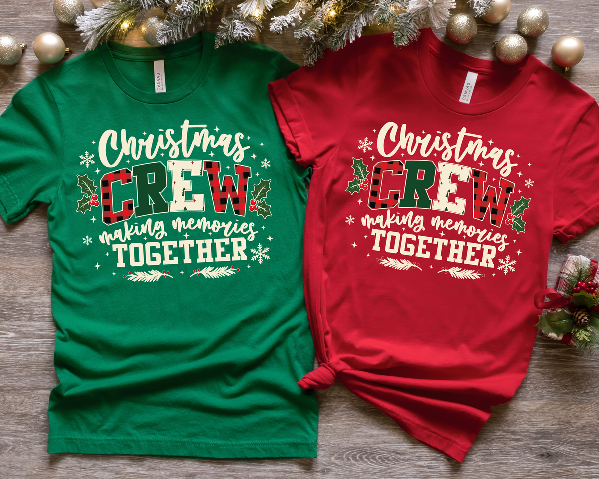 Christmas Crew Making Memories together shirt, Family Christmas shirts,(QS1518)