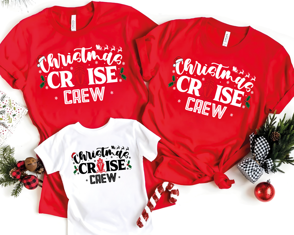 Christmas Cruise Crew Shirts, Cruisin family shirts(QS1529)
