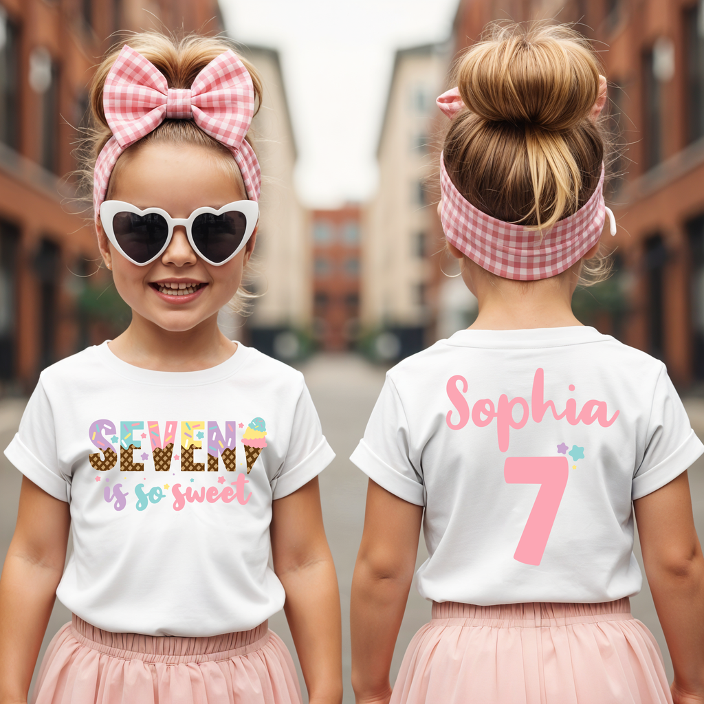 Sweet Seven,Birthday Shirts(QS1089)