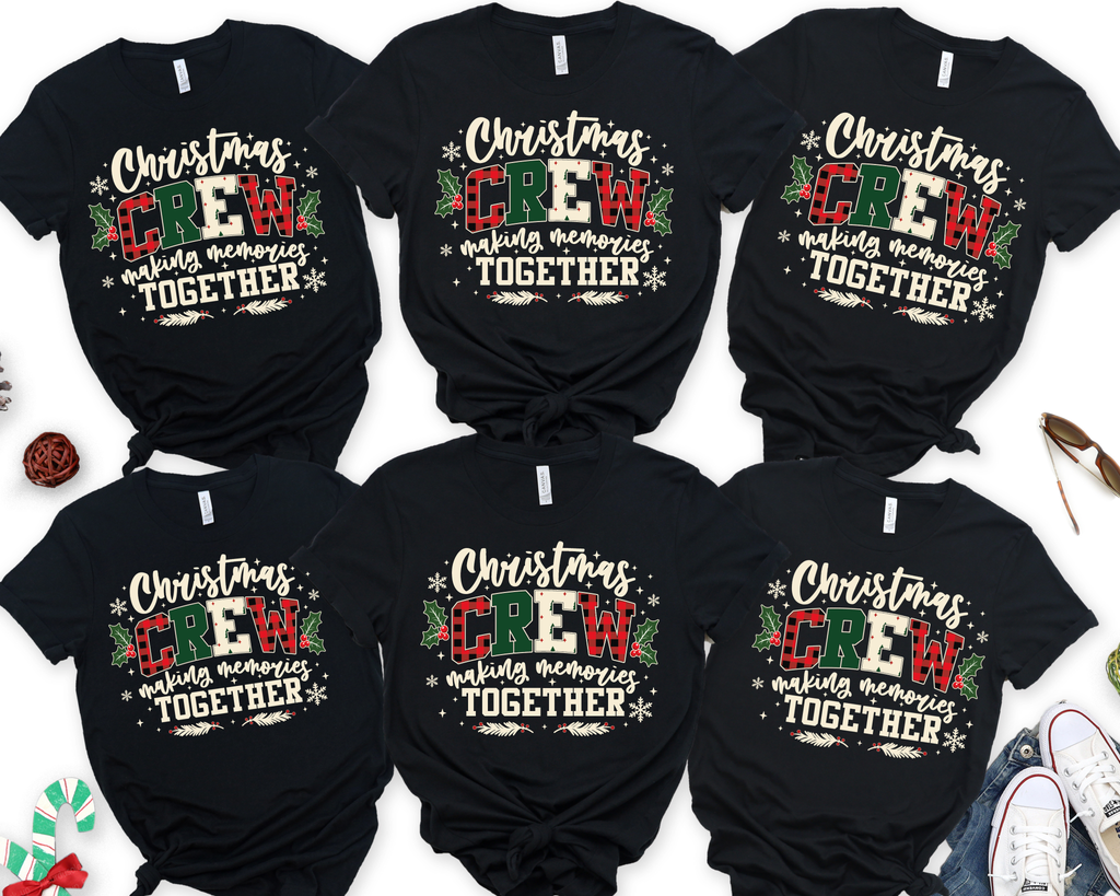 Christmas Crew Making Memories together shirt, Family Christmas shirts,(QS1518)