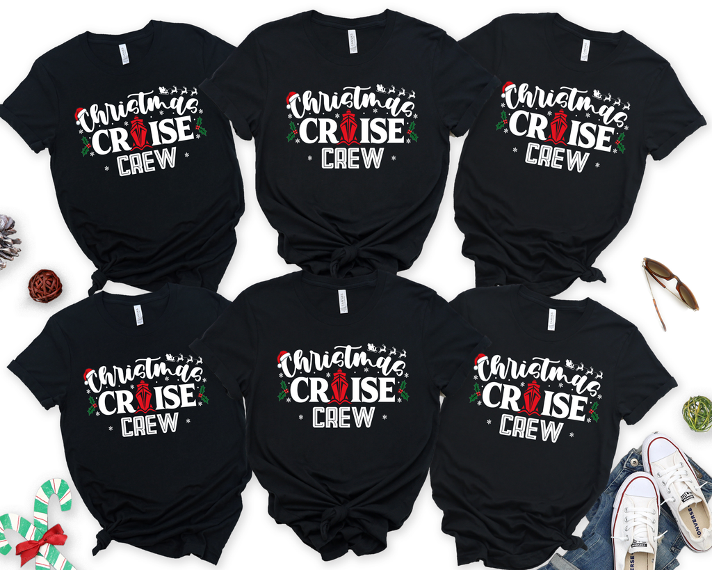 Christmas Cruise Crew Shirts, Cruisin family shirts(QS1529)