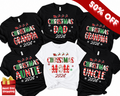 Christmas 2026 Family Squad Shirts, Xmas Family Shirts (QS1549)