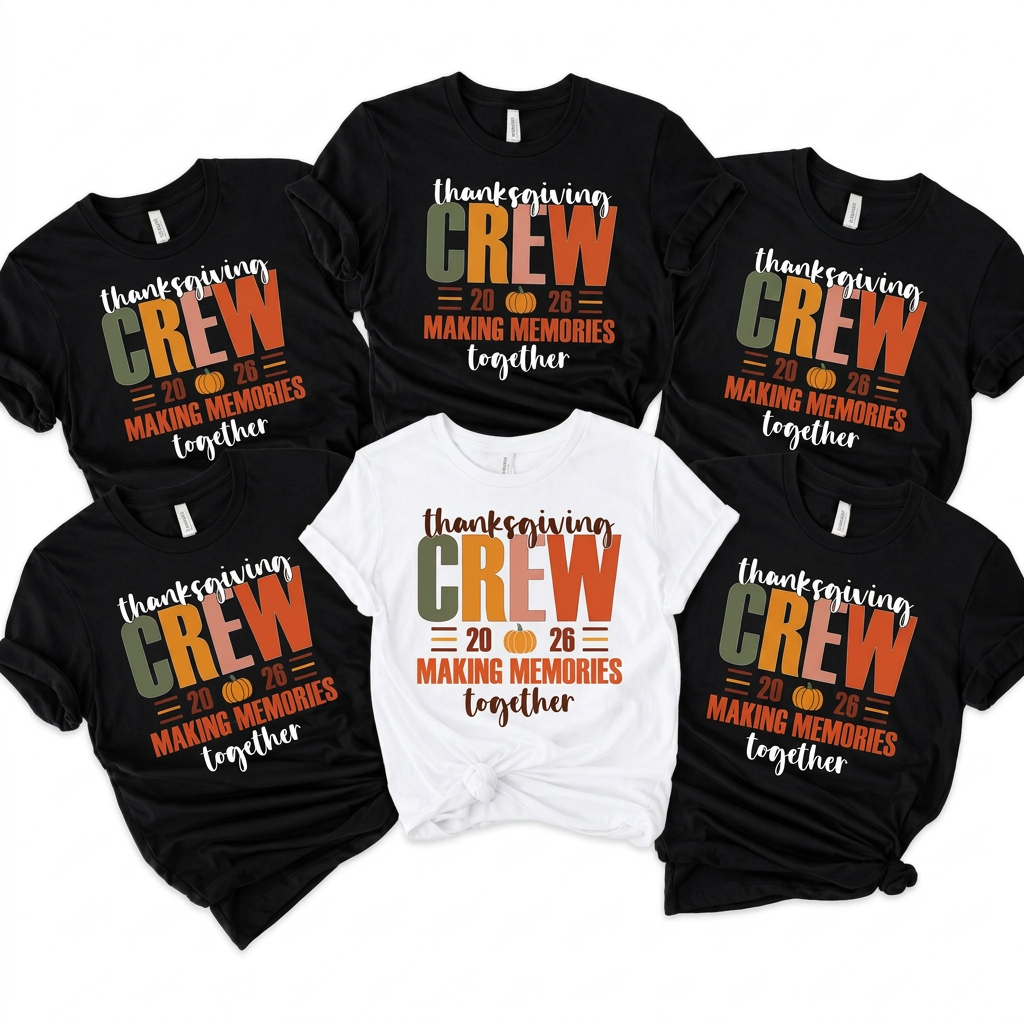 Thanksgiving Crew Shirts,Fall Family Shirts(QS1538)