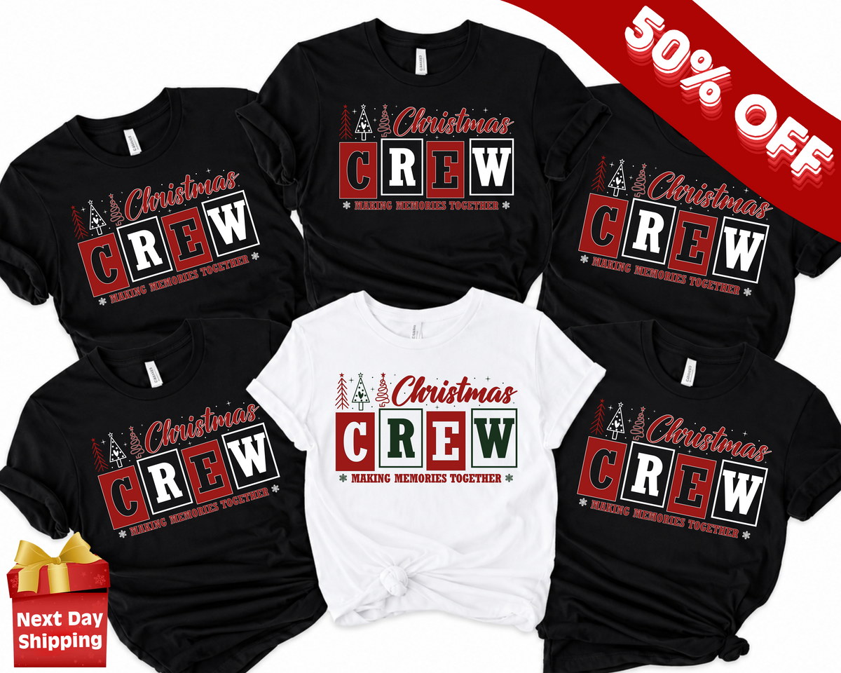 Christmas Crew, Family shirts(QS1548)