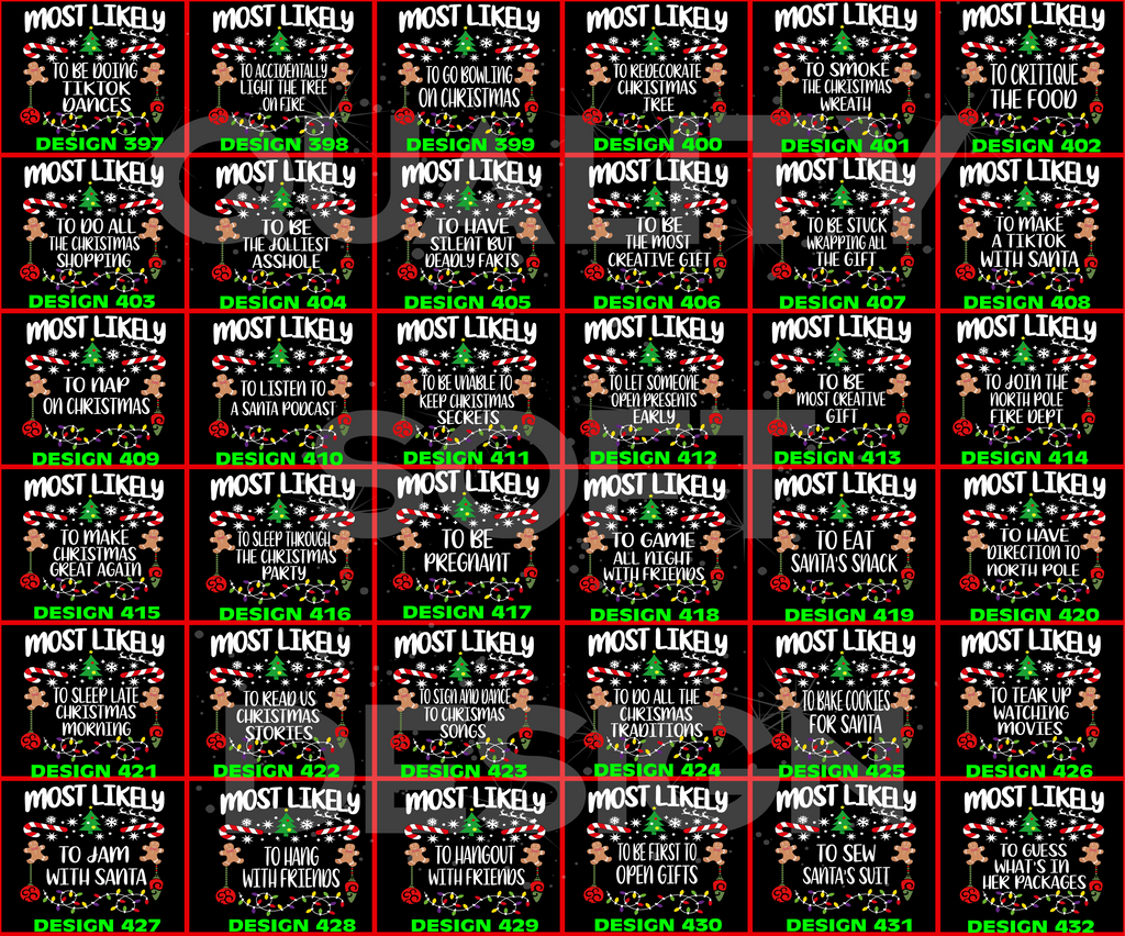 Matching Family Christmas Shirts, 540 Quotes Funny(SKU)