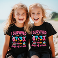 I Survived 100 Days,School Shirts(QS1193)
