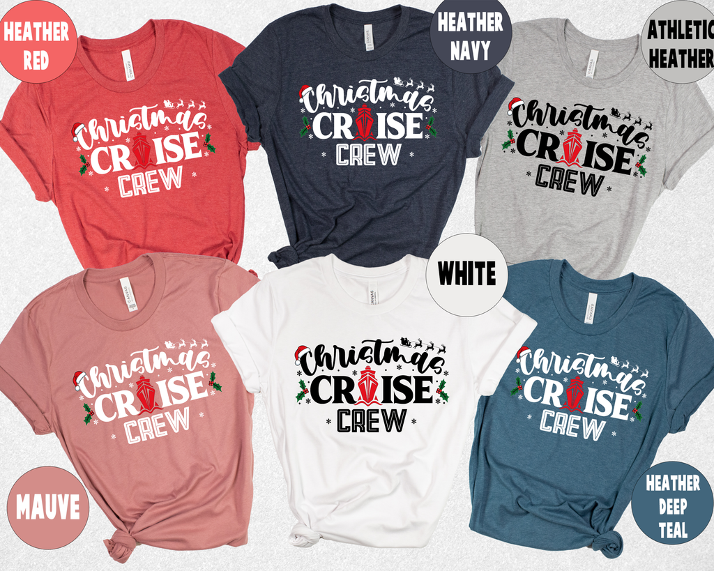 Christmas Cruise Crew Shirts, Cruisin family shirts(QS1529)
