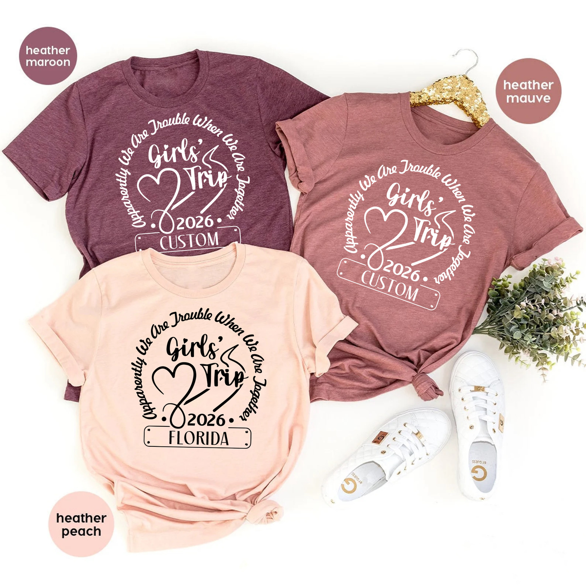 (Customizable)Girls Trip,Travel Shirts(QS1440)
