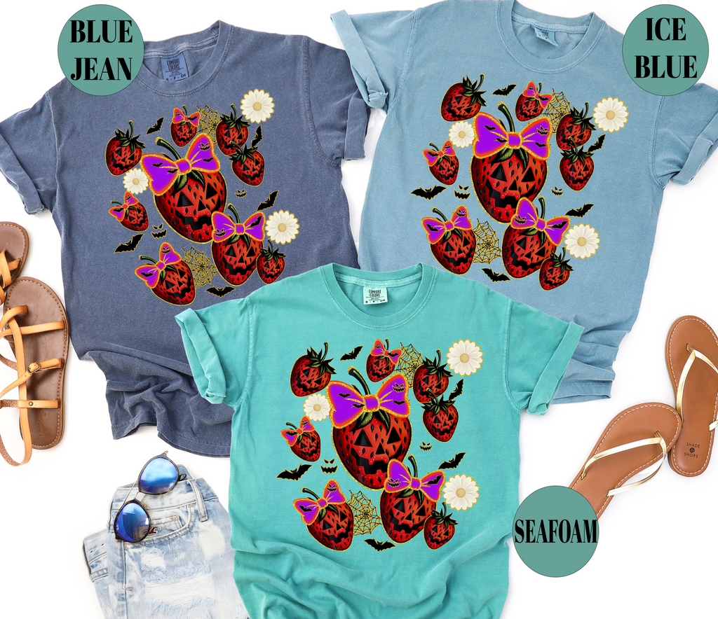 Spooky Strawberry,Halloween Shirts(QS899)
