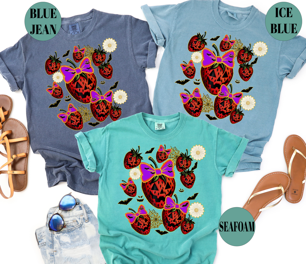 Spooky Strawberry,Halloween Shirts(QS899)