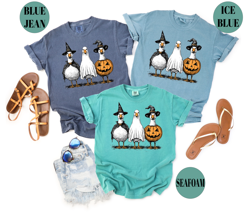 Trick or Treat Goose,Halloween Shirts(QS892)