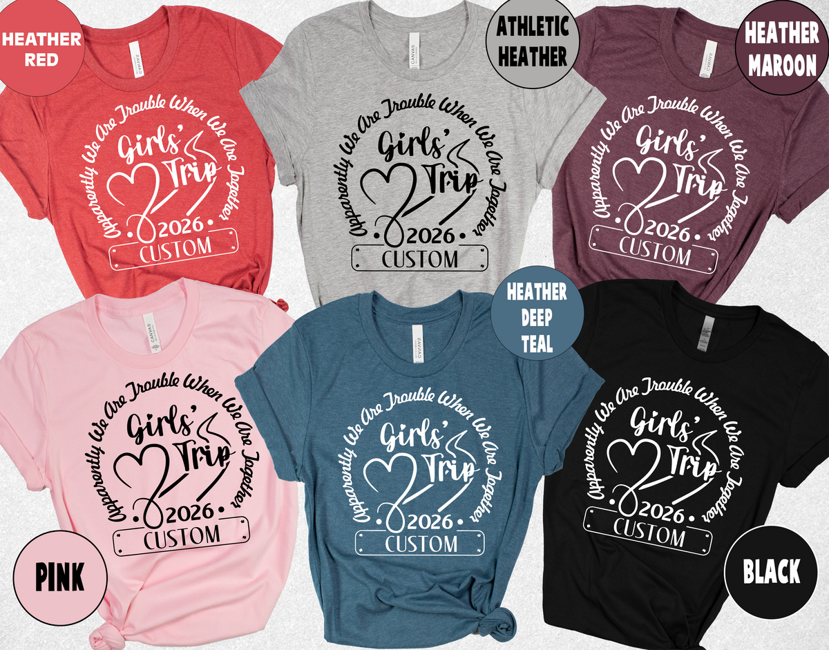 (Customizable)Girls Trip,Travel Shirts(QS1440)