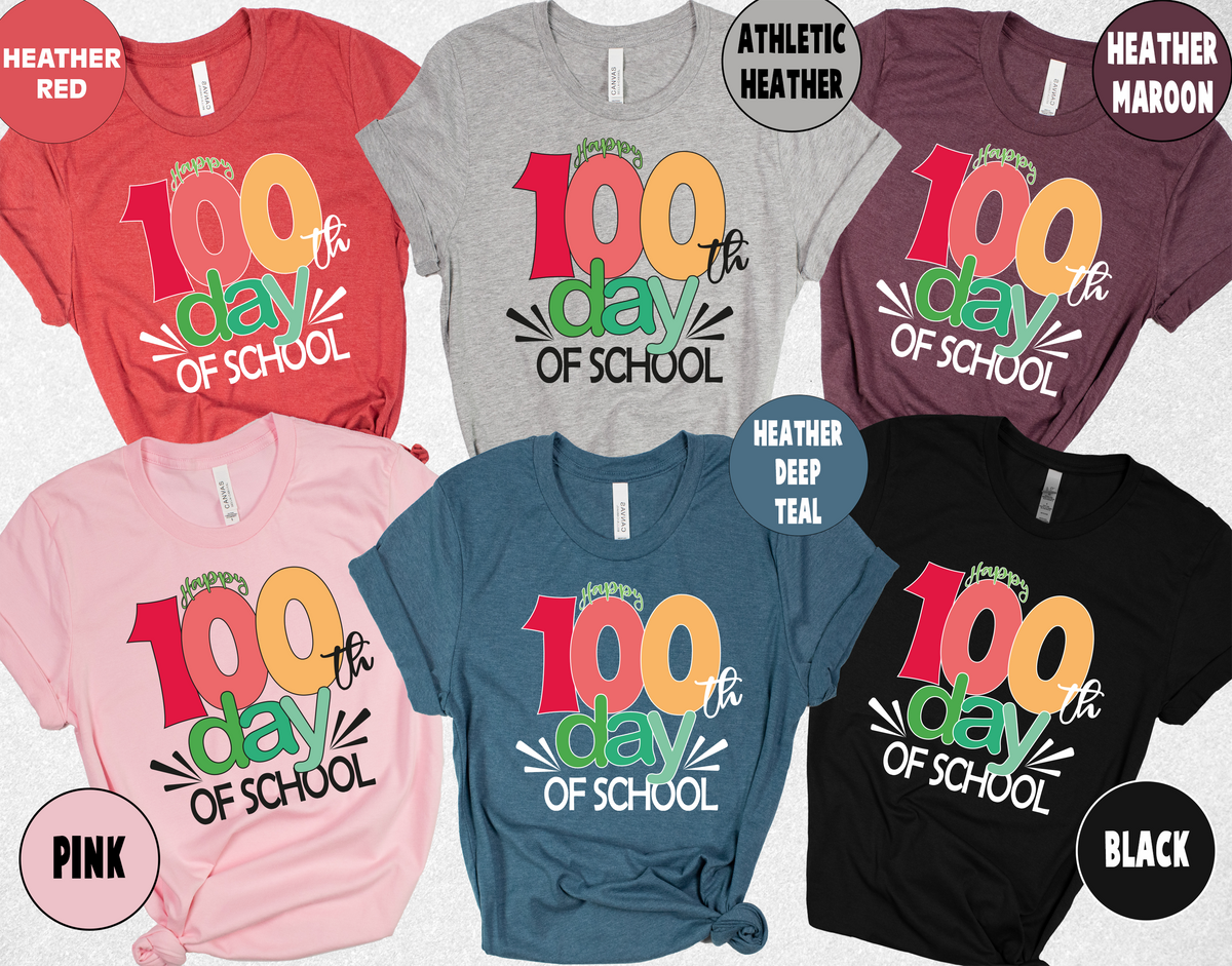 100th Day of School,School Celebration Shirts(QS1219)