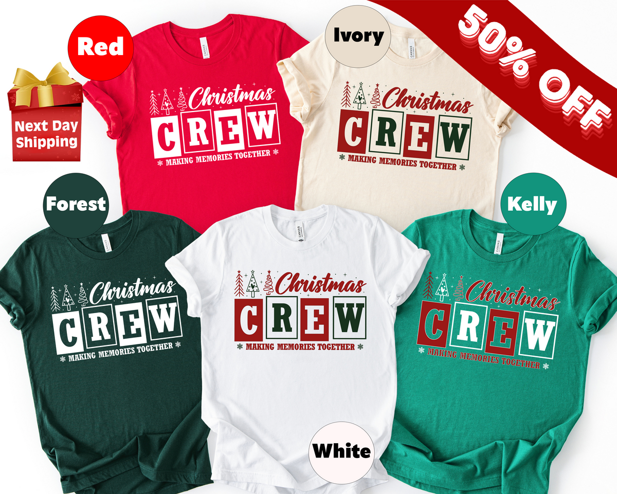 Christmas Crew, Family shirts(QS1548)