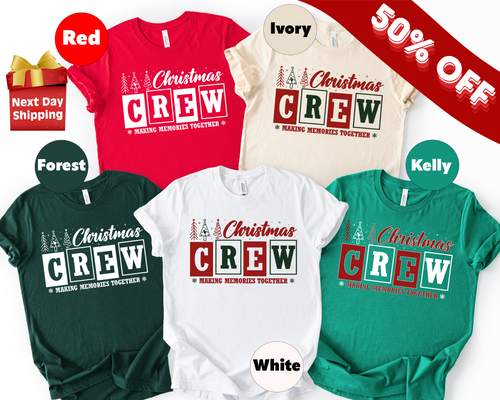 Christmas Crew, Family shirts(QS1548)