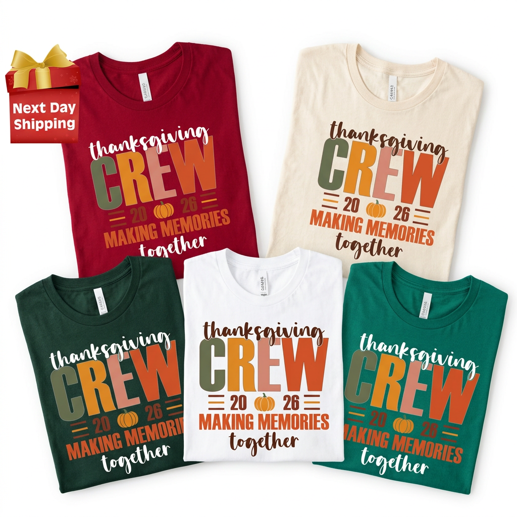 Thanksgiving Crew Shirts,Fall Family Shirts(QS1538)