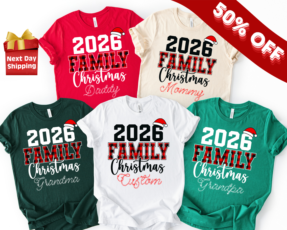 Family Christmas,Customizable Shirts(QS1542)