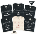 (Customizable)Wedding,Bridesmaid And Team Shirts(QS1418)