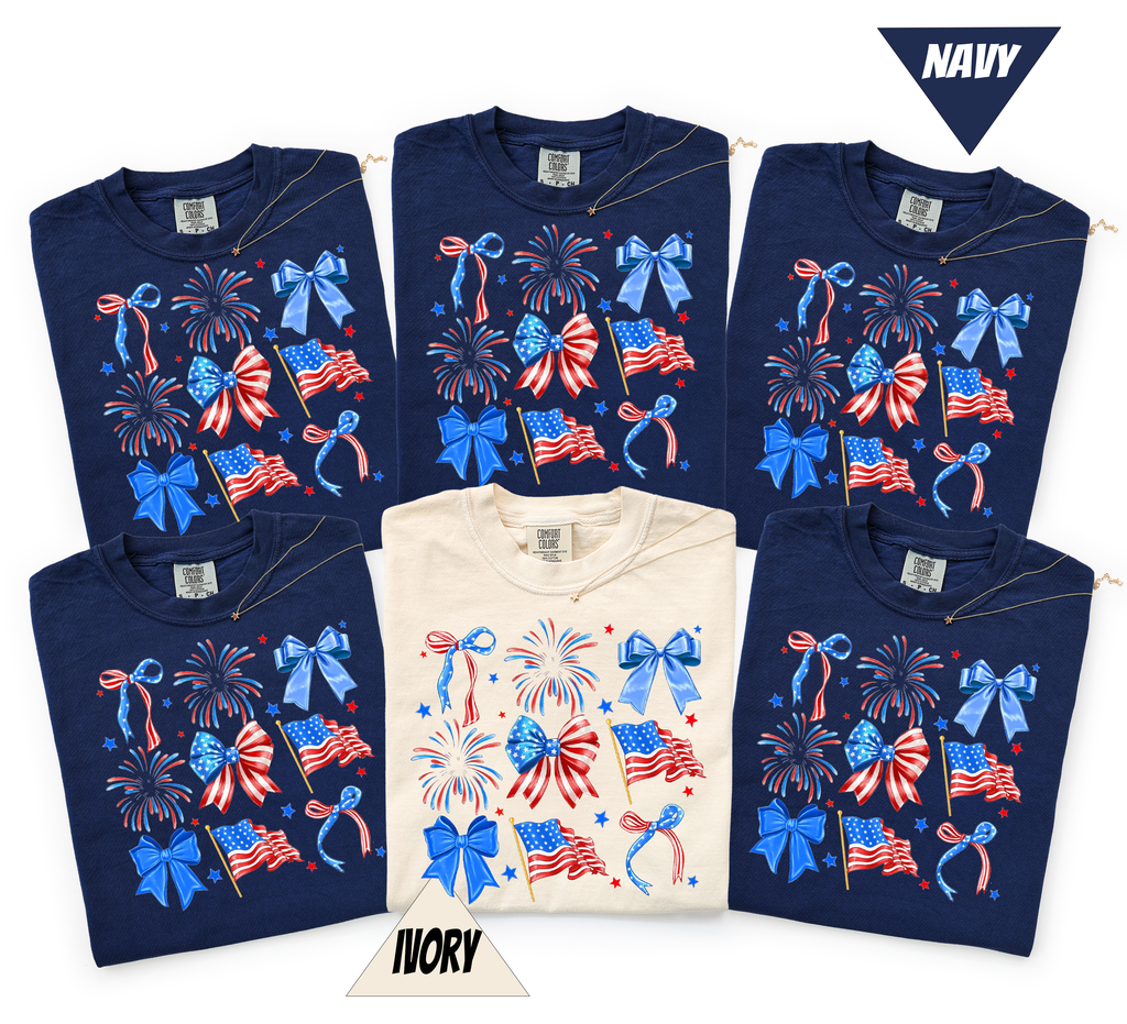Flag,Fireworks,July 4th Shirts(QS1431)