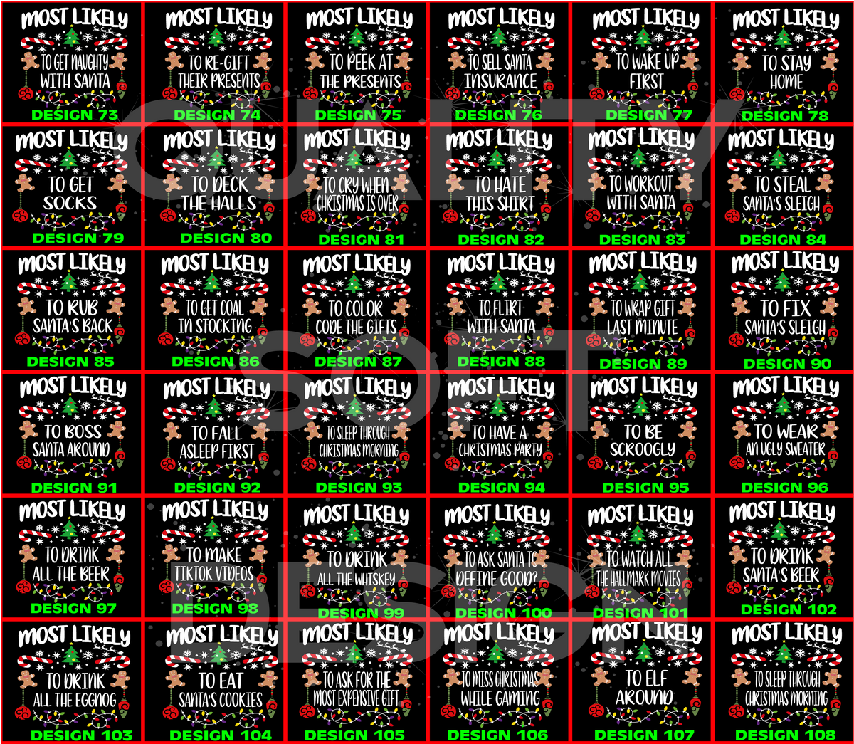 Matching Family Christmas Shirts, 540 Quotes Funny(SKU)