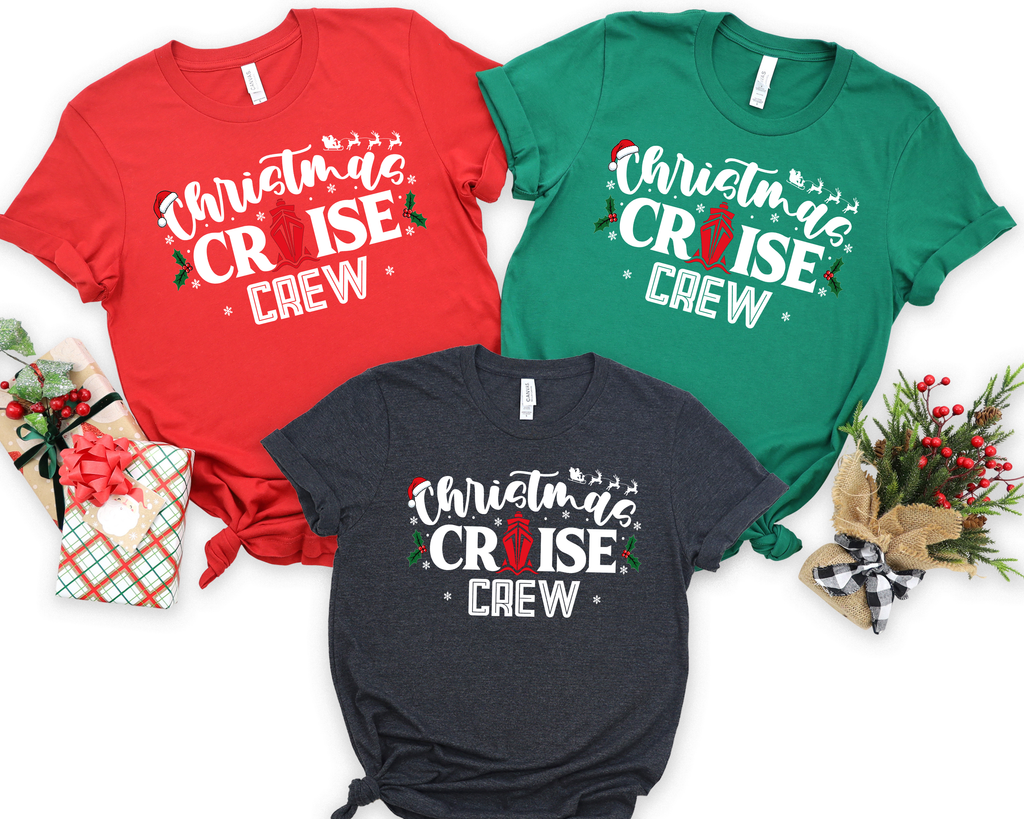 Christmas Cruise Crew Shirts, Cruisin family shirts(QS1529)