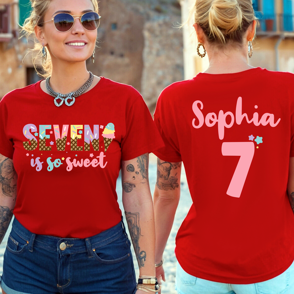 Sweet Seven,Birthday Shirts(QS1089)