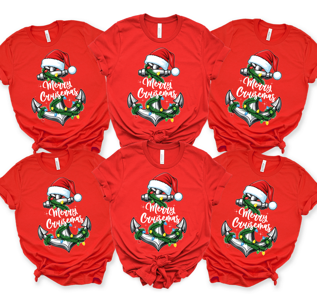 Christmas Cruise Crew Shirts, Cruisin family shirts(QS1522)