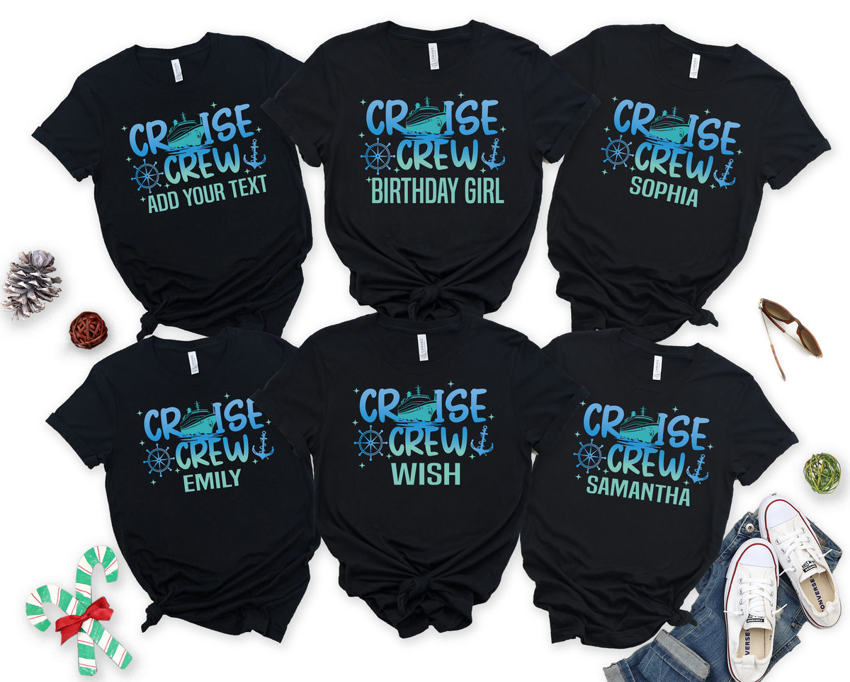 (Customizable)Cruise Crew,Travel Shirts(QS1176)