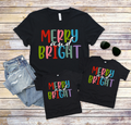 Merry and Bright,Christmas Shirts(QS1155)