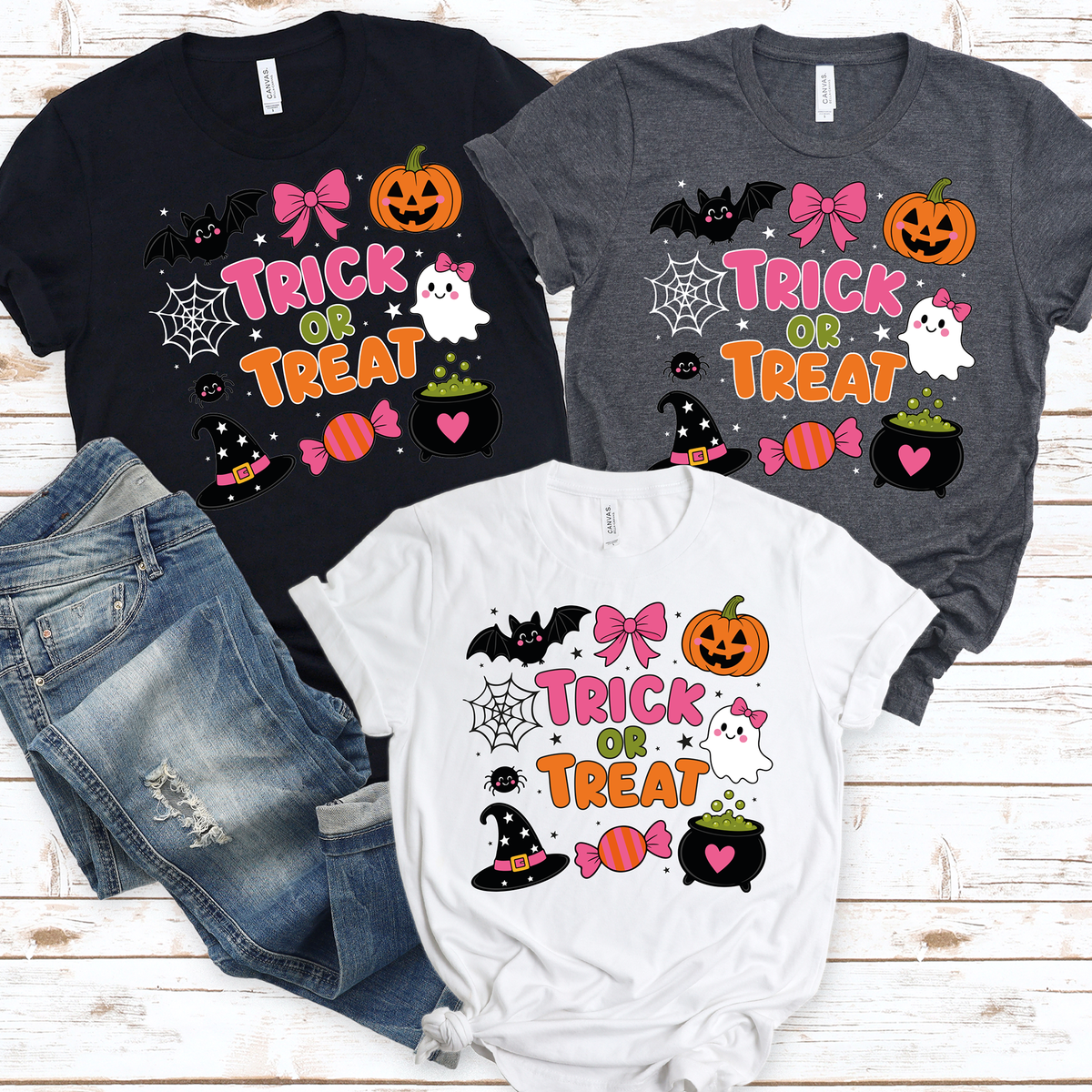 Trick or Treat,Halloween Shirts(QS1467)