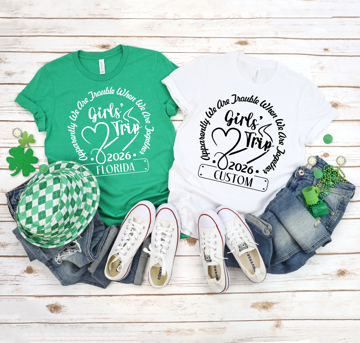 (Customizable)Girls Trip,Travel Shirts(QS1440)