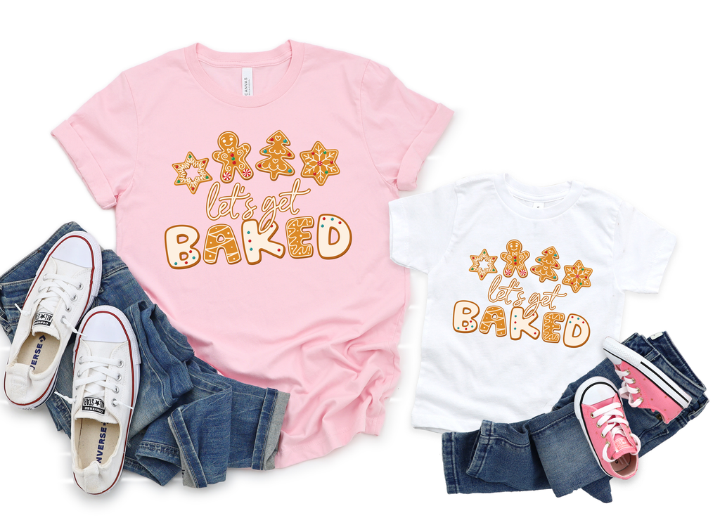 Lets Get Baked,Christmas Shirts(QS1528)