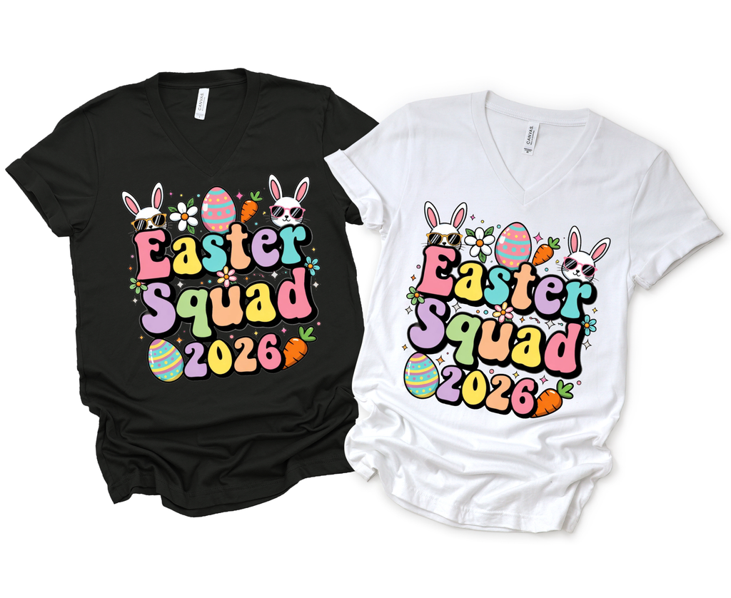 Easter Squad,Bunny and Egg Shirts(QS1296)