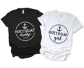 (Customizable)Cruise Birthday,Anchor Shirts(QS1322)
