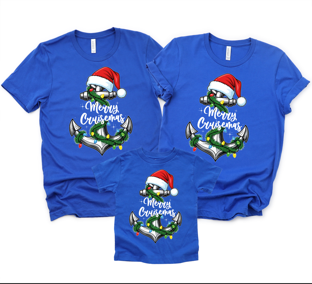 Christmas Cruise Crew Shirts, Cruisin family shirts(QS1522)