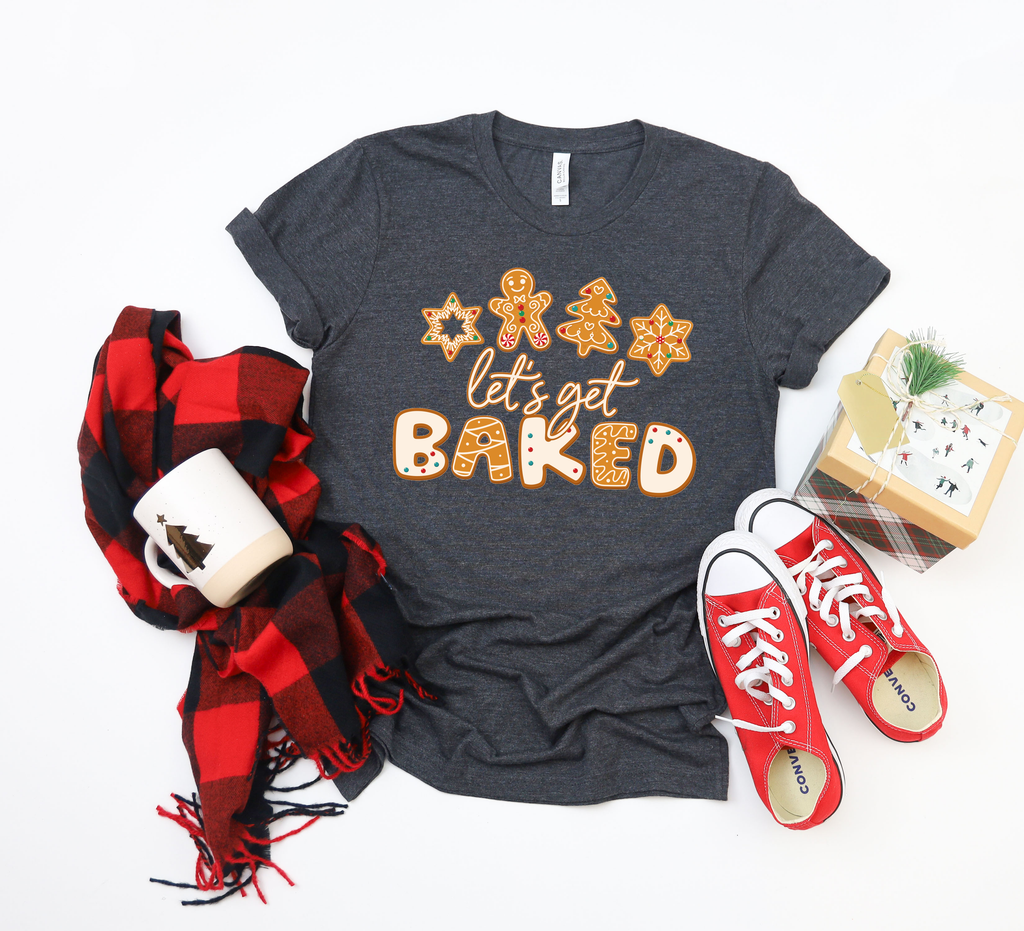 Lets Get Baked,Christmas Shirts(QS1528)