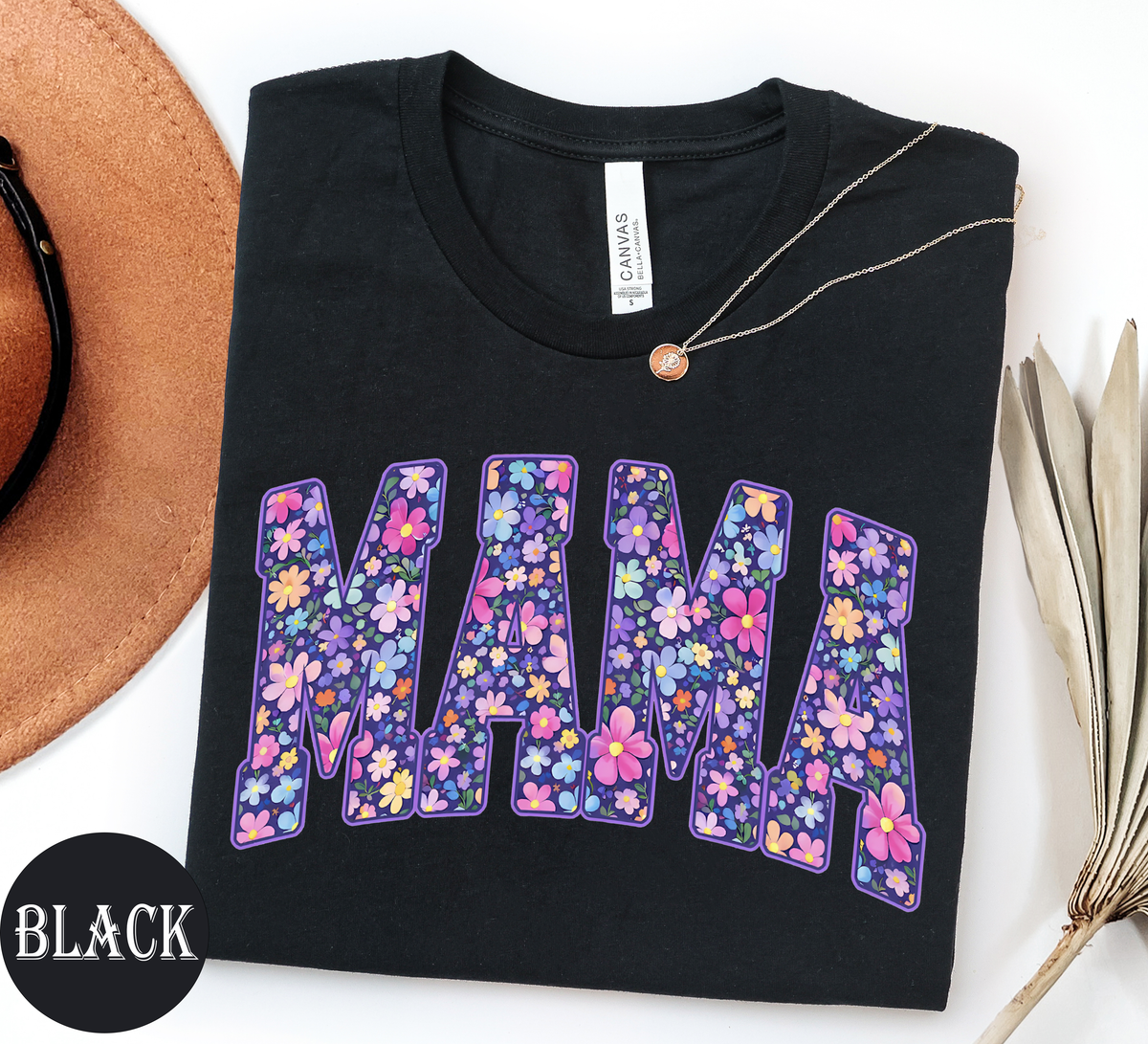 Flower Mama,Mothers Shirt(QS1351)