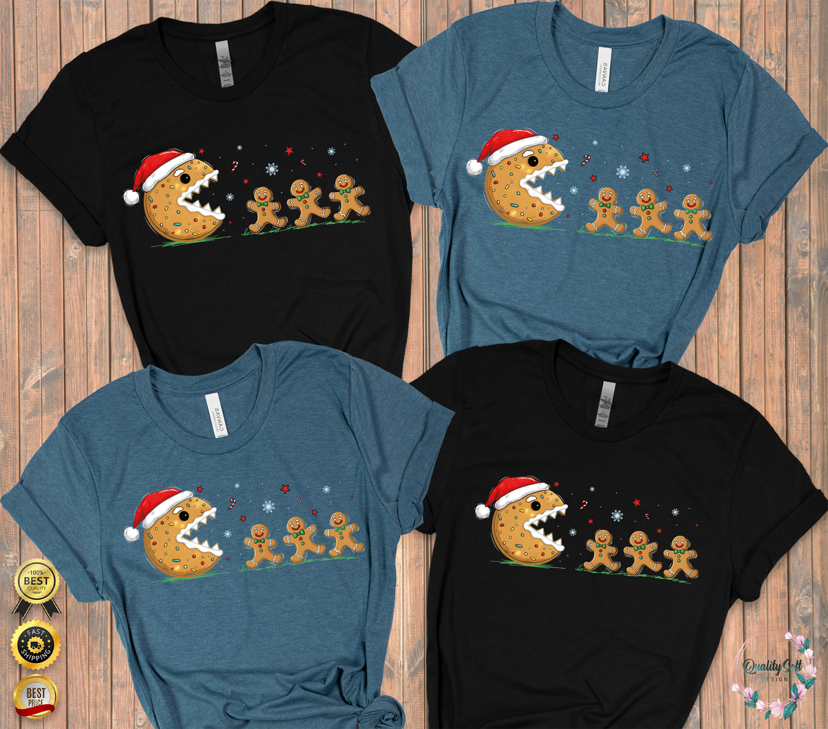 Gingerbread Cookie,Christmas Shirts(QS1093)