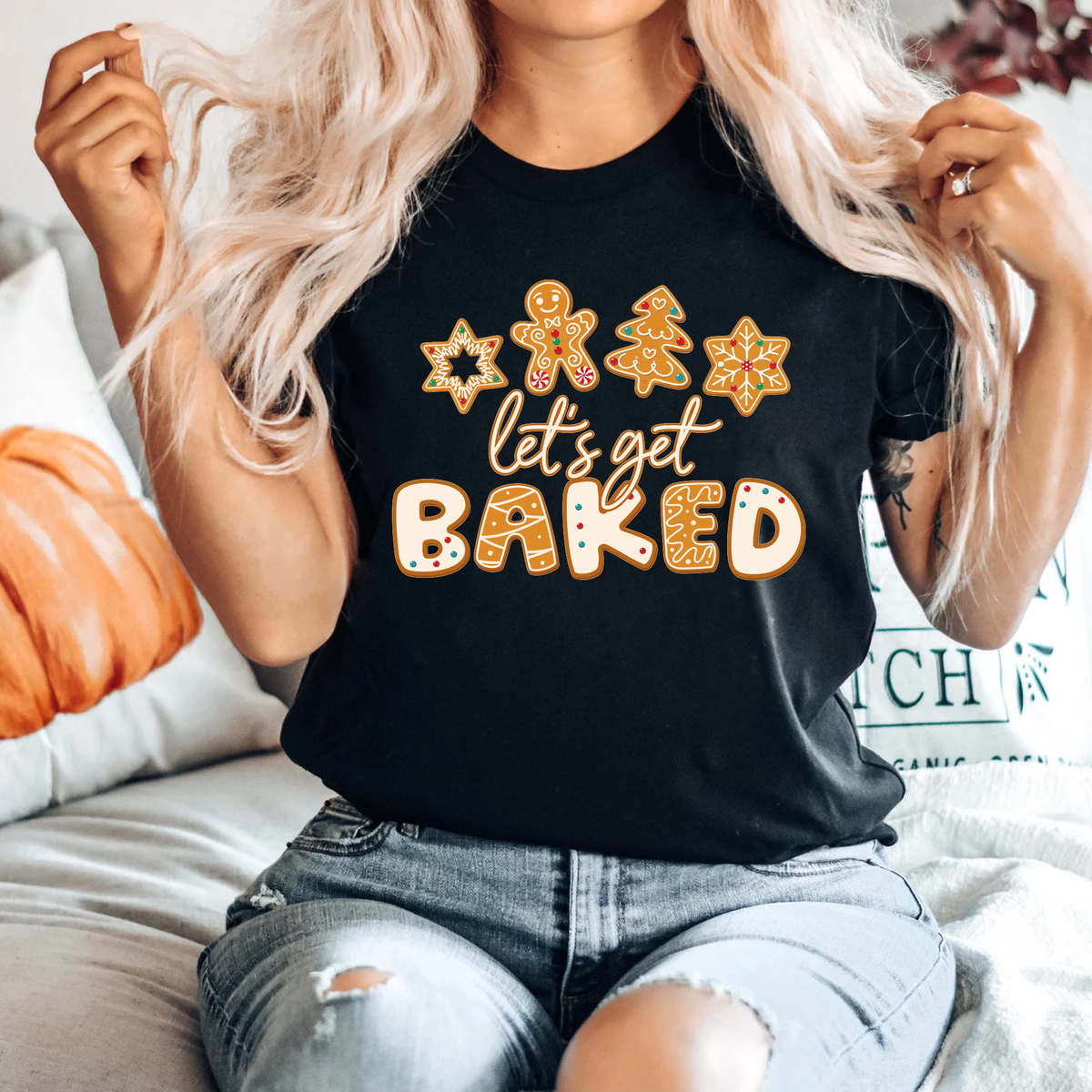 Lets Get Baked,Christmas Shirts(QS1528)