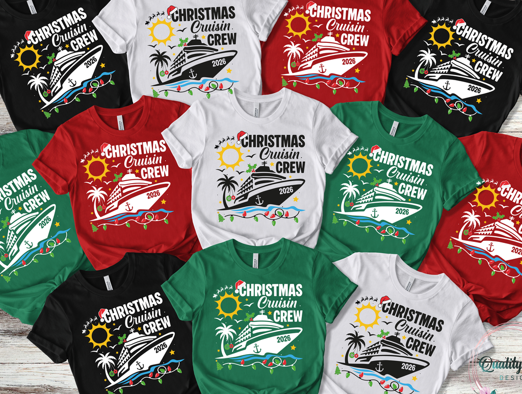 Christmas Crew Shirts,Cruisin(QS1536)