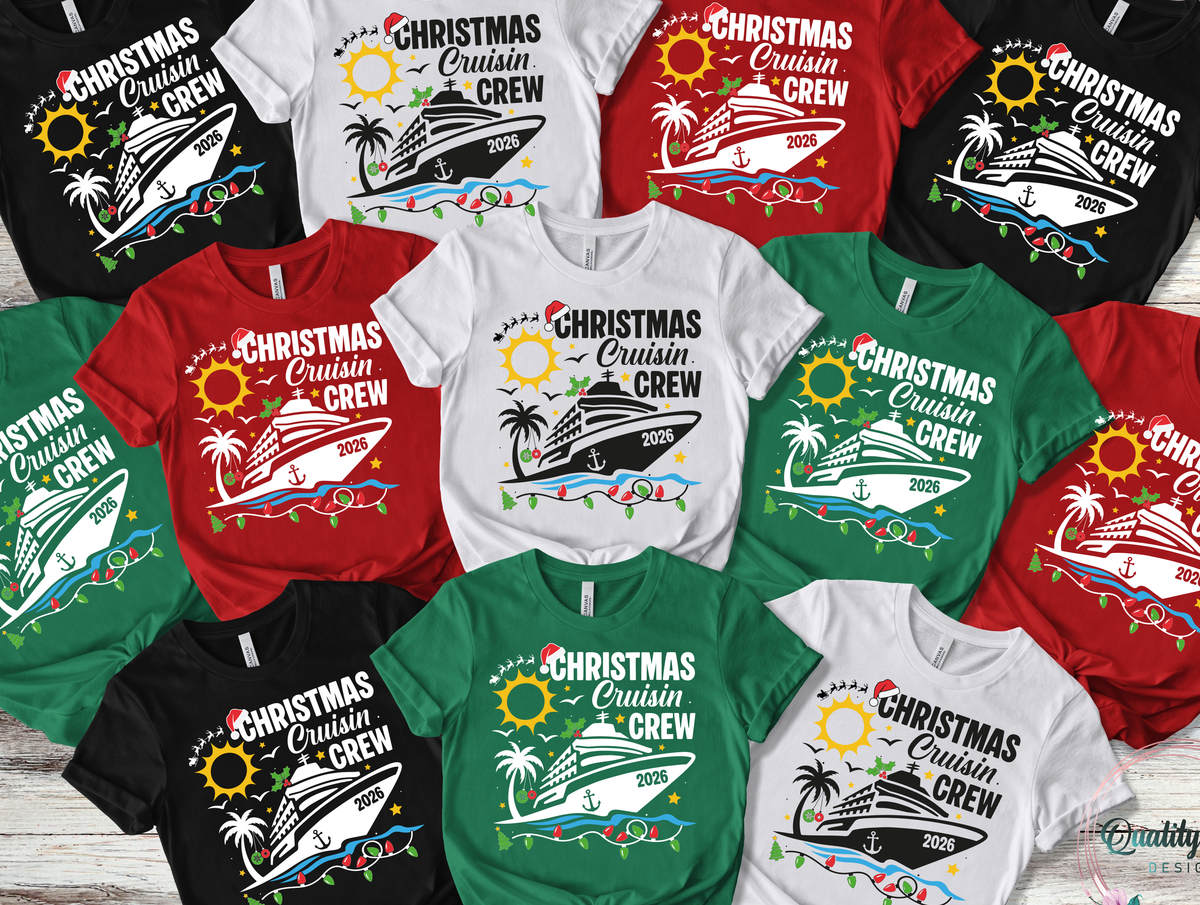 Christmas Crew Shirts,Cruisin(QS1536)