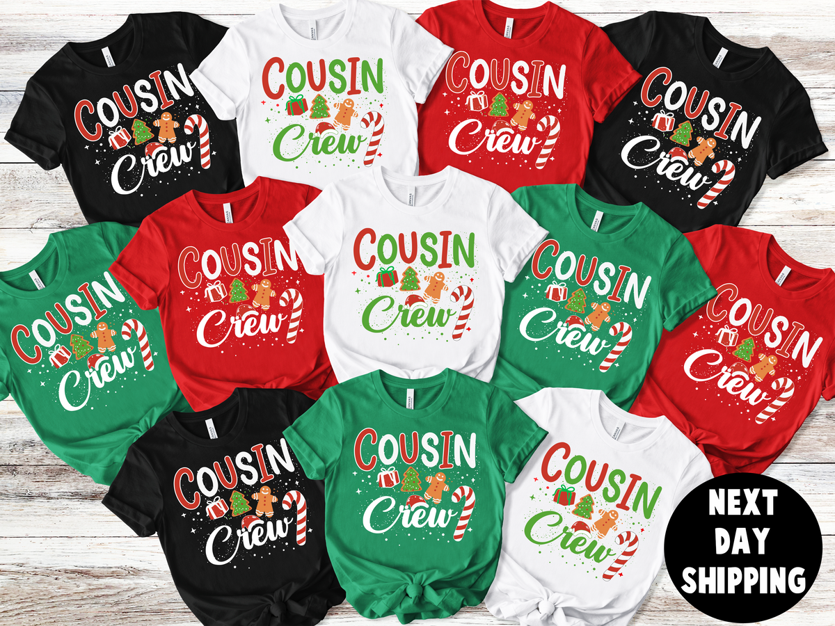 Cousin Crew,Christmas Shirts(QS1127)