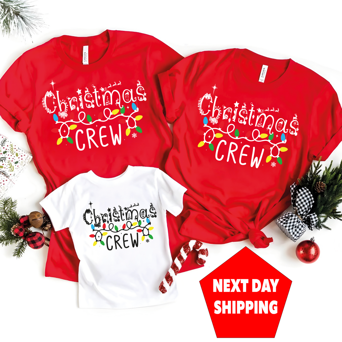 Family,Christmas Crew Shirts(QS1475)