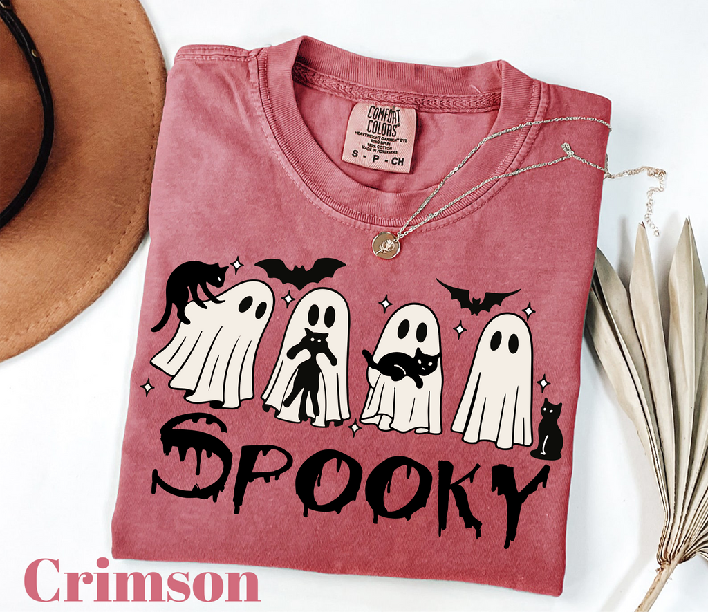Spooky Multi Ghost,Halloween Shirts(QS859)