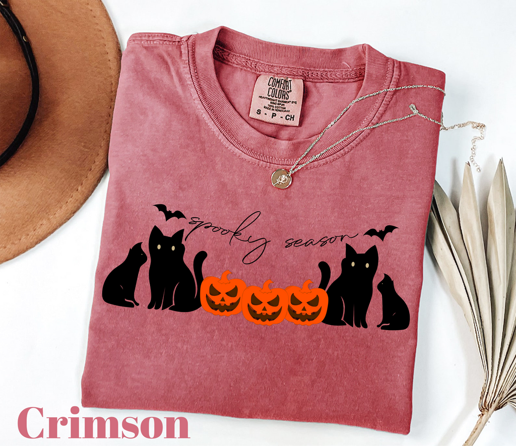 Black Cat Season,Halloween Shirts(QS885)