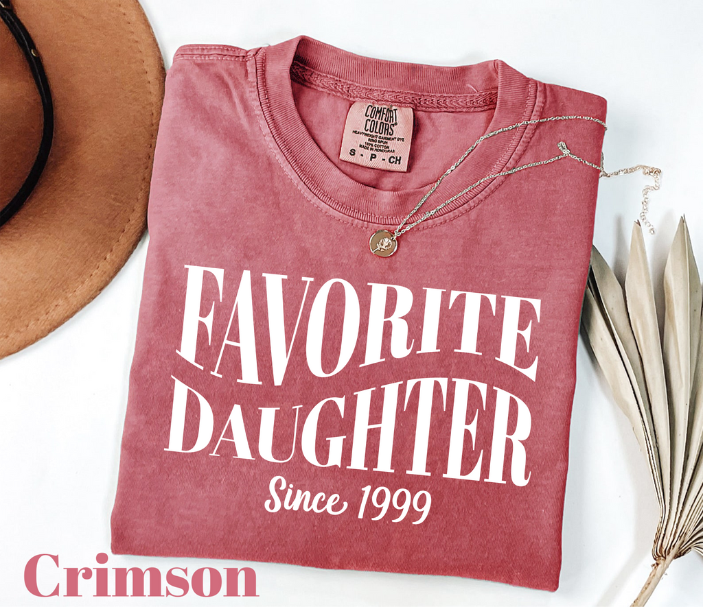 (Customizable)Favorite Daughter,Family Shirts(QS1287)