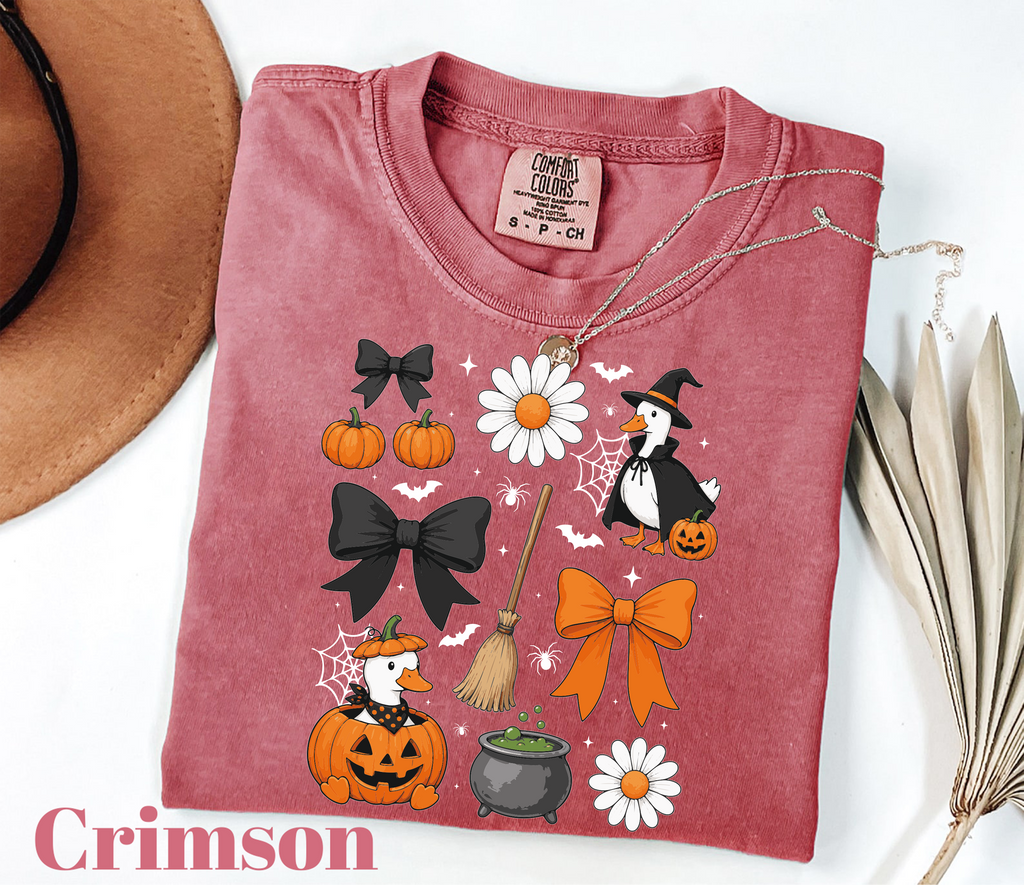 Halloween,Cute Duck,Pumpkins(QS1472)