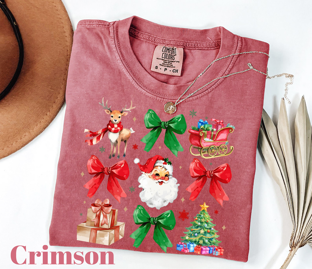 Santa and Gifts,Christmas Shirts(QS1133)